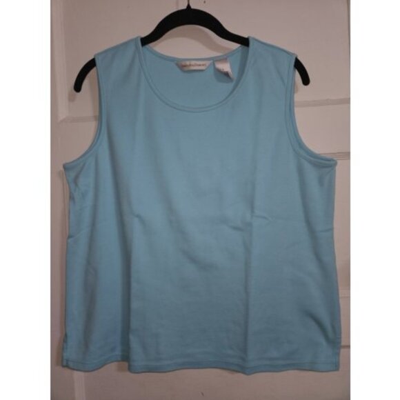 * DRAPER’S & DAMON’S Blue Tank Top Ladies Large - Picture 1 of 3